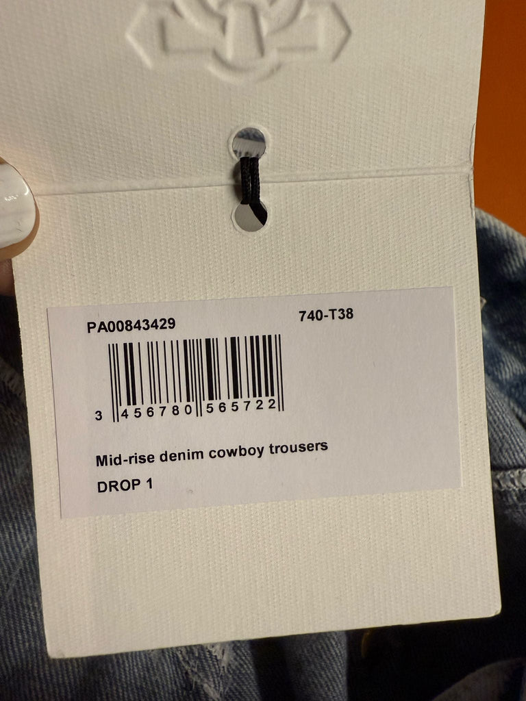 Schiaparelli DENIM COWBOY PANTS size 38