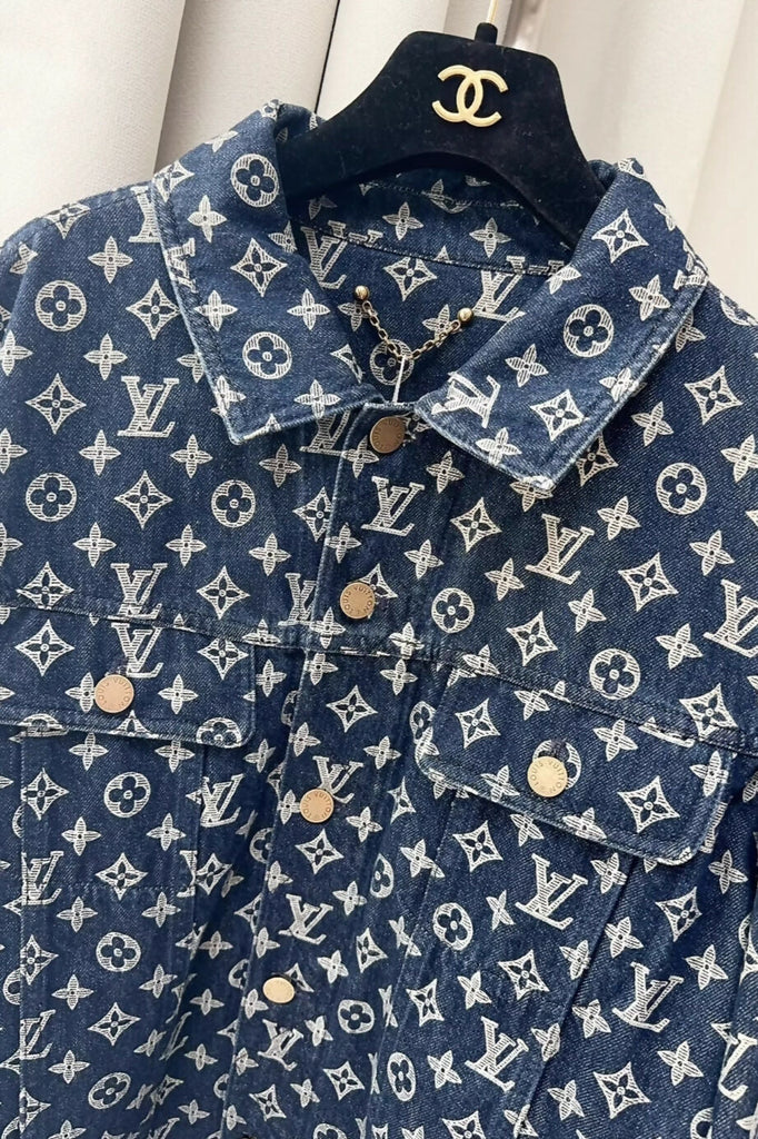 Louis Vuitton blue denim jacket