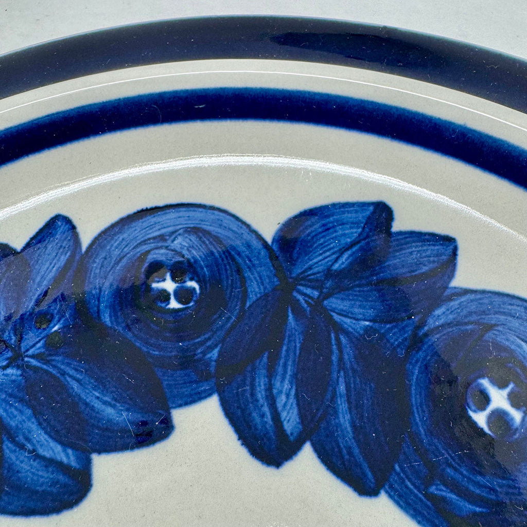 5 Serving Pc.Set Anemone Blue, Arabia Finland