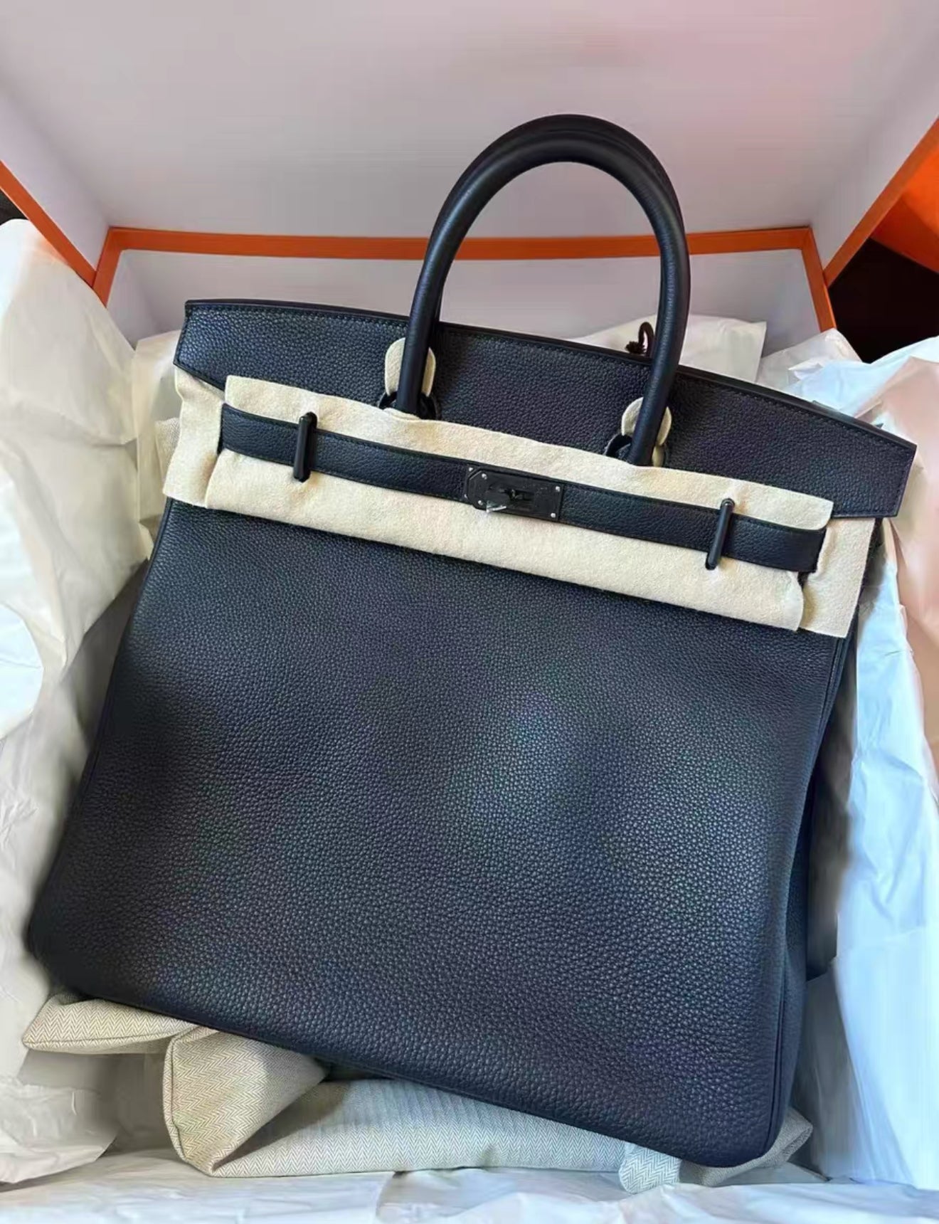 Hermès HAC Birkin 40 So Black