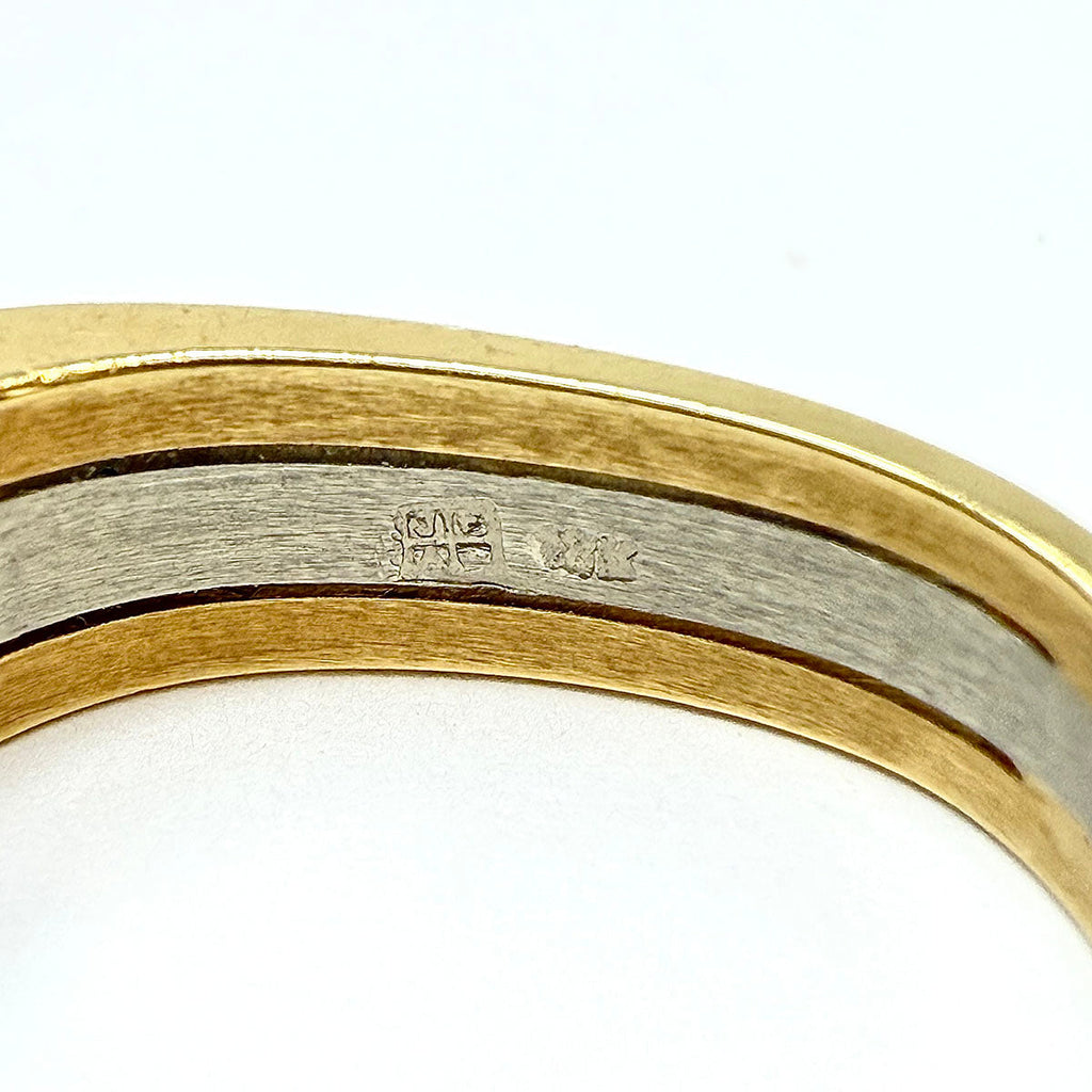 Jean Francois Albert 18K Gold Ring with 5 Diamonds