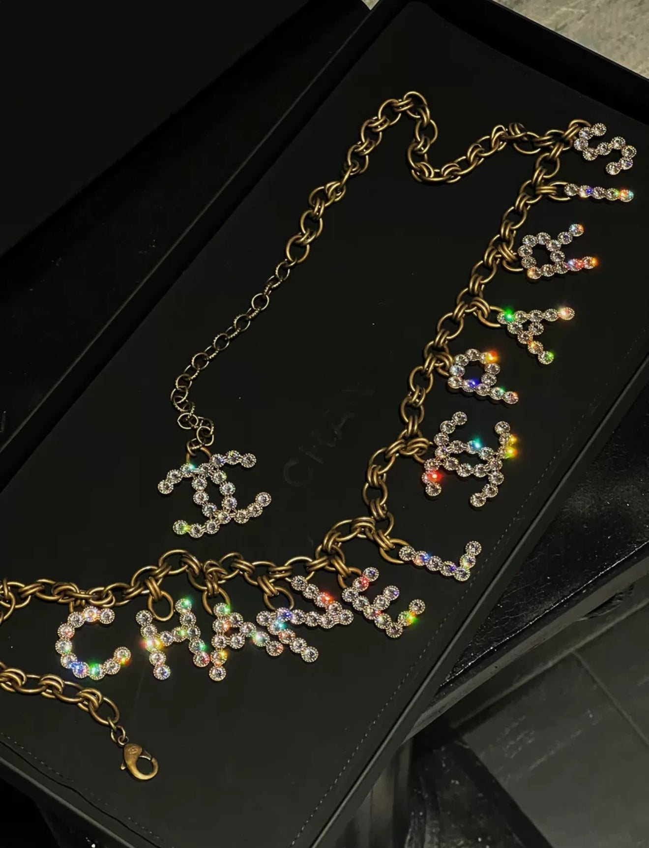 Chanel 20SS CC Paris Letter waist chain & Necklace