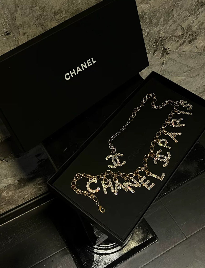 Chanel 20SS CC Paris Letter waist chain & Necklace