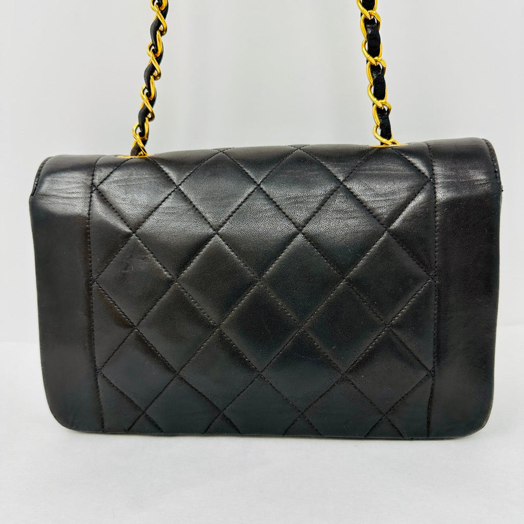 Chanel 1994 -1996 Diana Bag with 24K Gold Plated Hardware