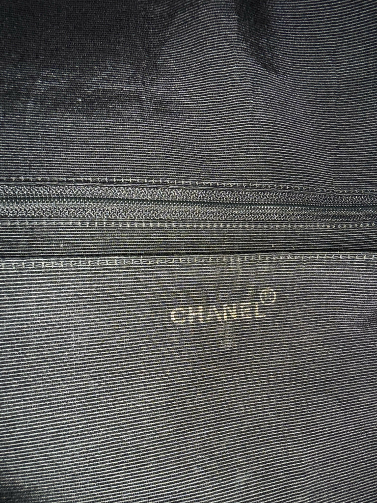Chanel 1994 Vintage Pink Vinyl Jumbo Flap Bag