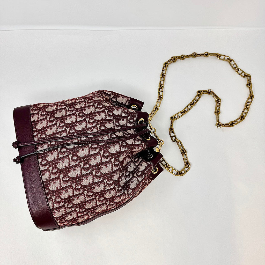 Christian Dior Oblique Jacquard Bucket Bag