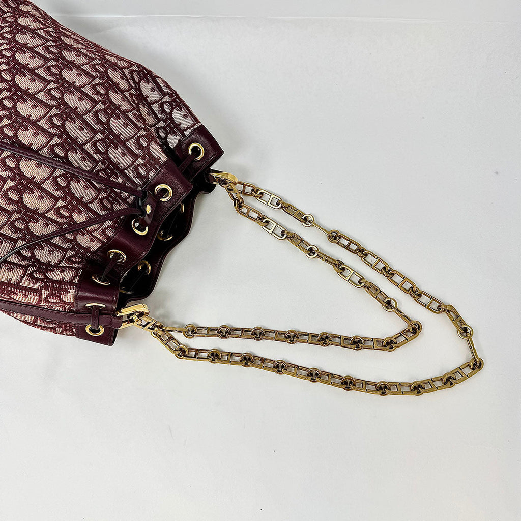 Christian Dior Oblique Jacquard Bucket Bag