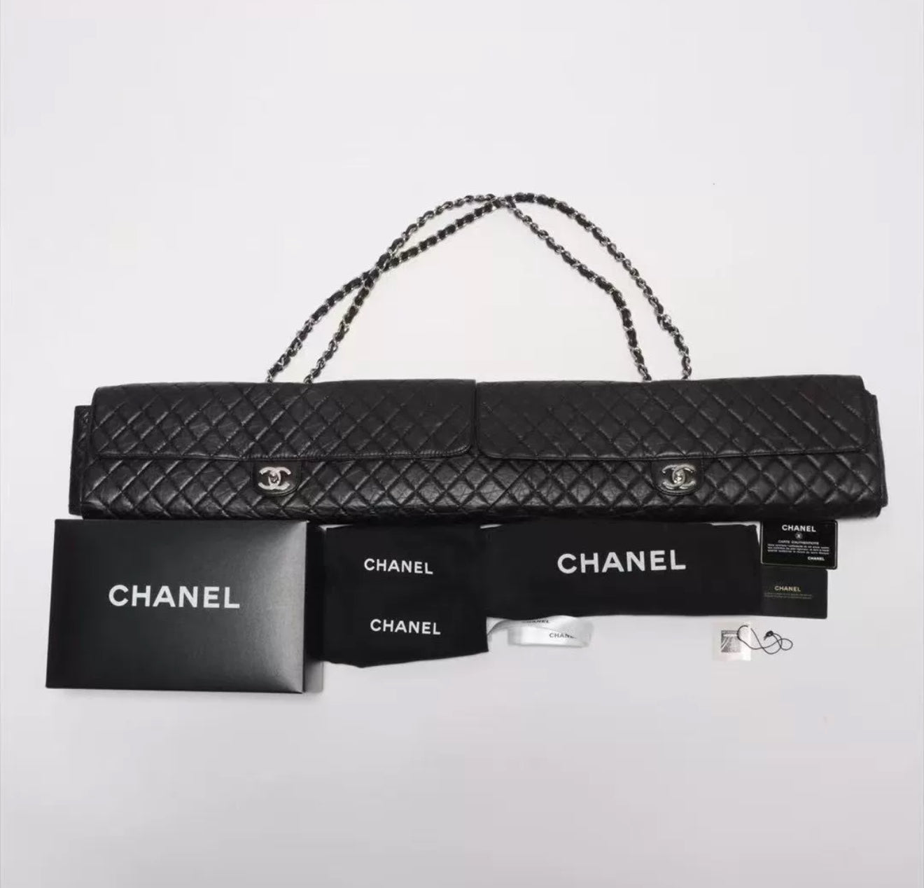 Chanel 09 long Classic Flap Clutch Collectible