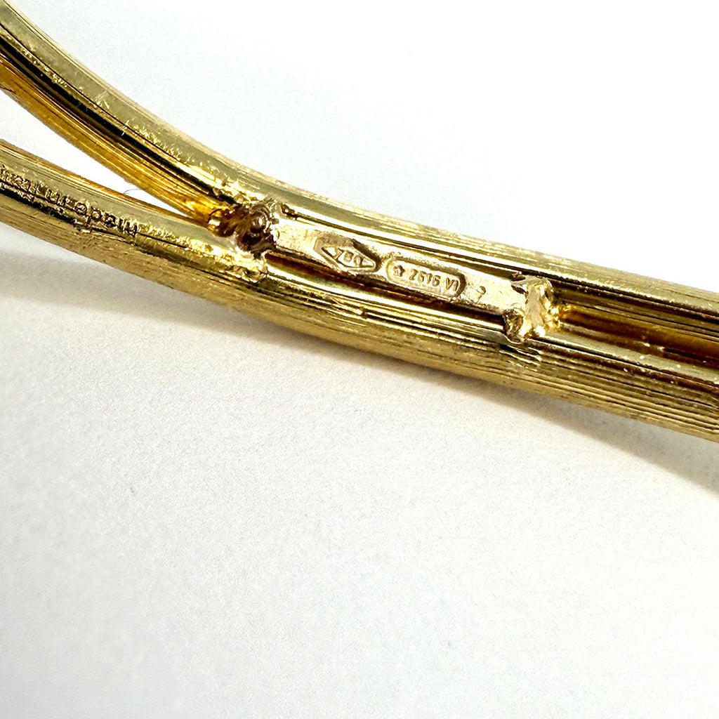 Marco Bicego 18K Gold Jaipur Diamond Circle Cuff Bracelet