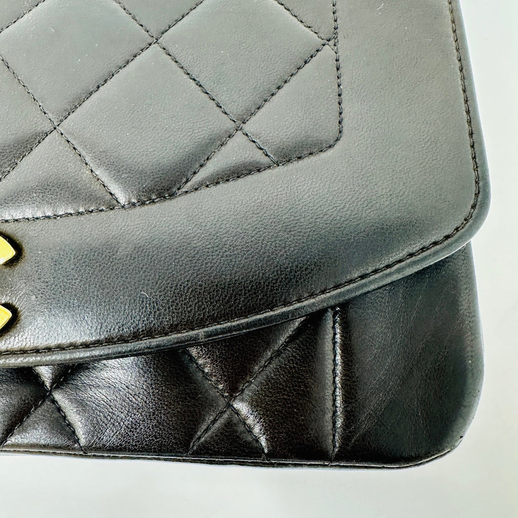 Chanel 1994 -1996 Diana Bag with 24K Gold Plated Hardware