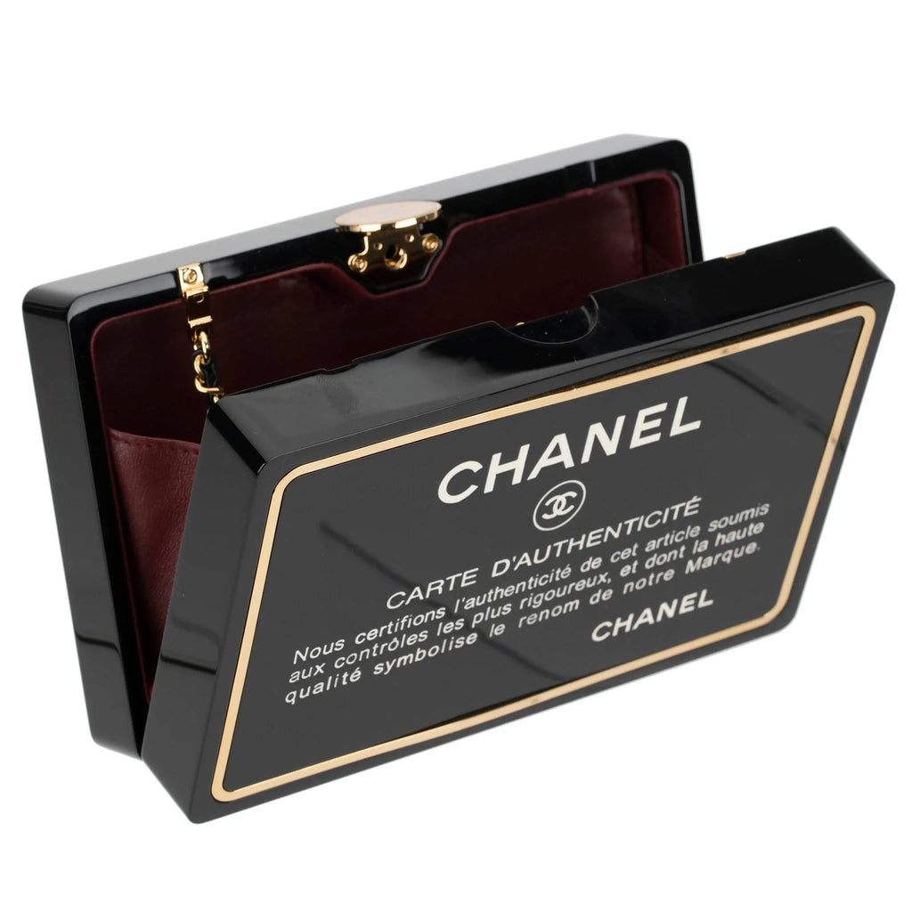 Chanel Limited Edition ‘Authenticity Card’ Minaudière – 2020 Collection