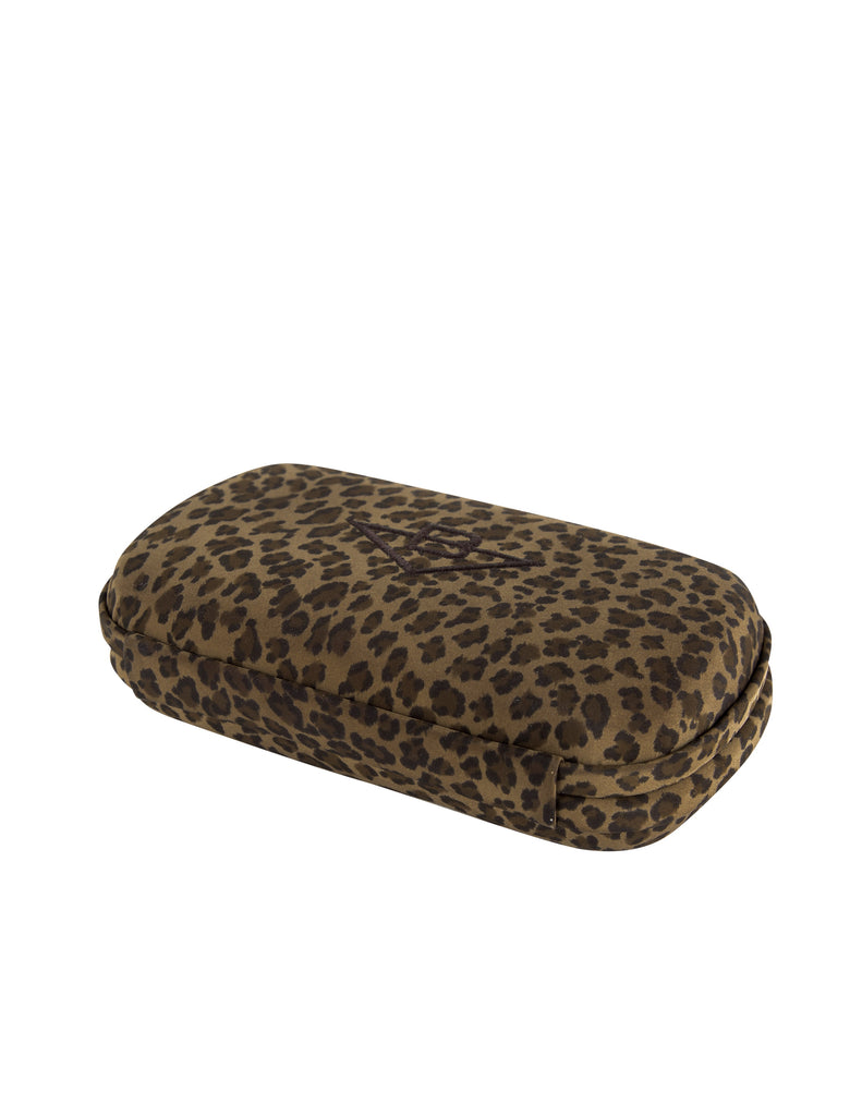 Bottega Veneta Vintage 1990s Leopard Print Nylon Box Clutch Bag