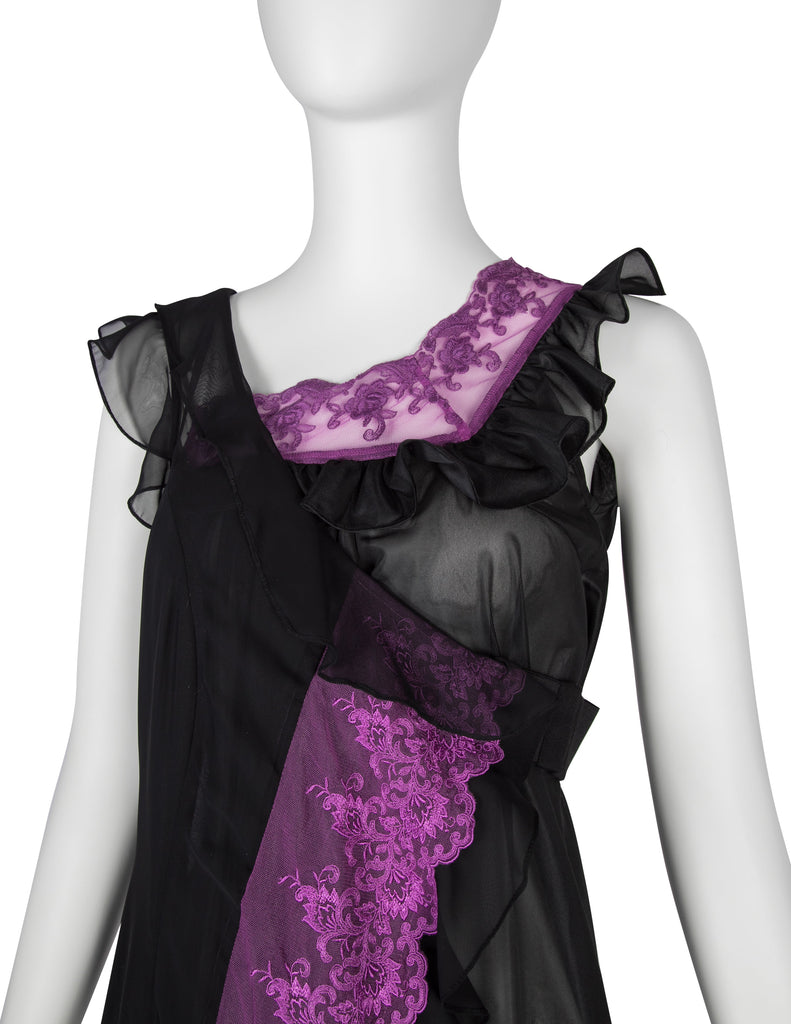 Comme des Garcons Vintage AW 2001 'Beyond Taboo' Collection Deconstructed Slip Dress