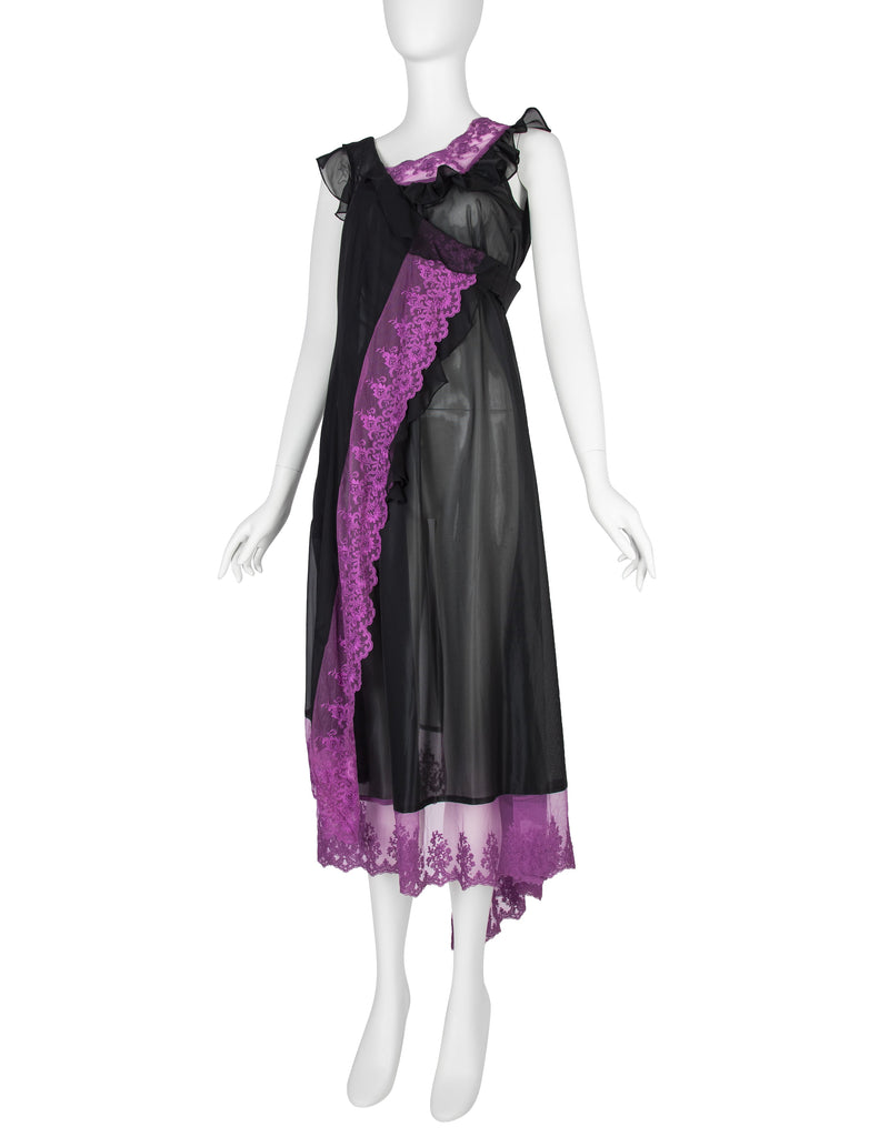 Comme des Garcons Vintage AW 2001 'Beyond Taboo' Collection Deconstructed Slip Dress