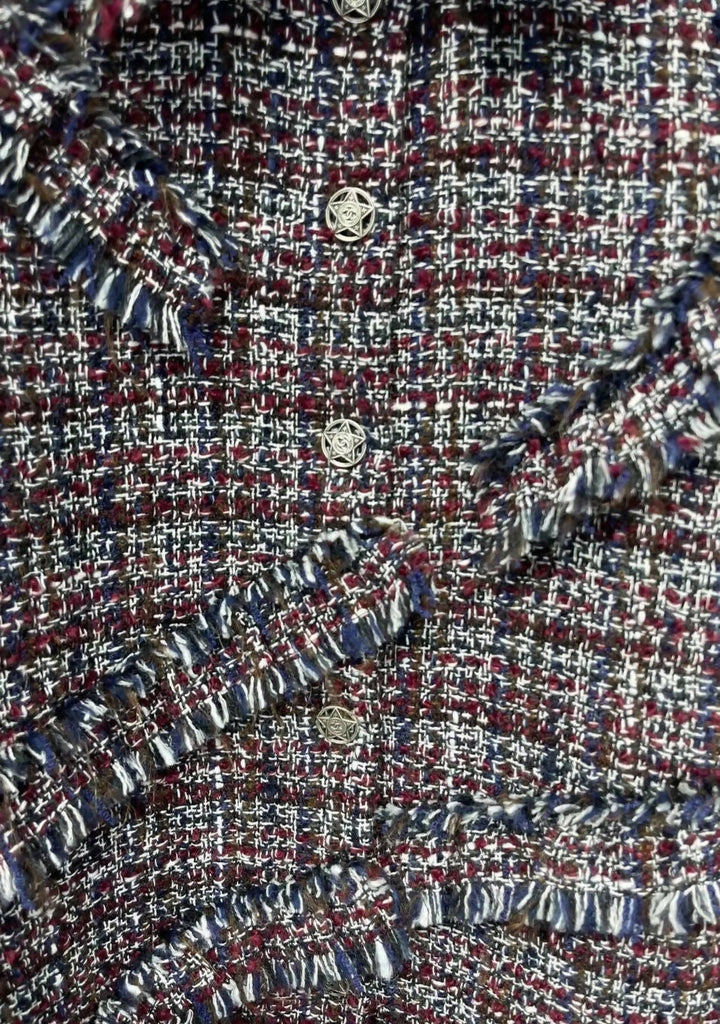 CHANEL Paris-Dallas fringe tweed jacket