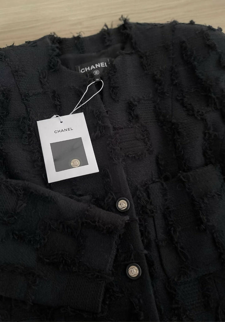 Chanel 21S Black Coat