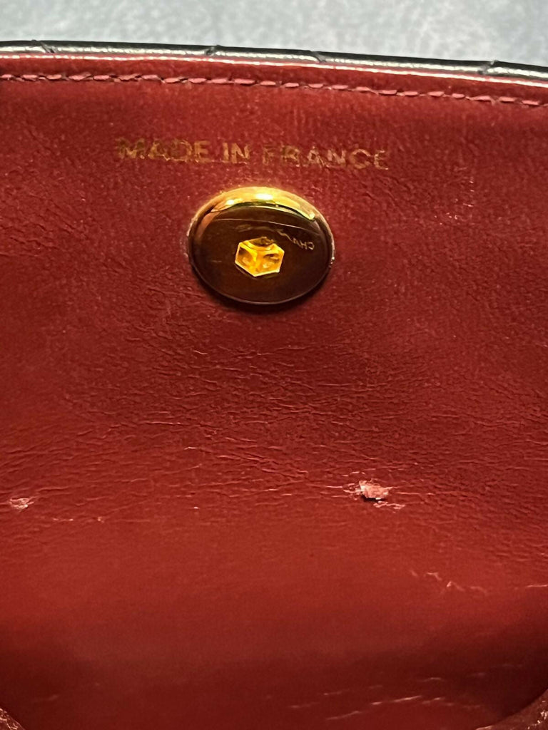 Chanel Vintage 1992 Lambskin Waist Bag with CC Medallion