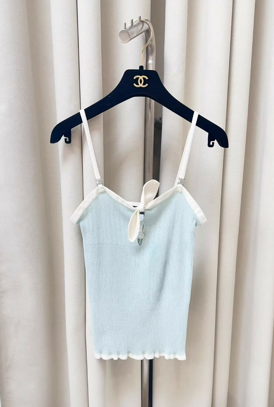 Chanel 22P Blue/White Top