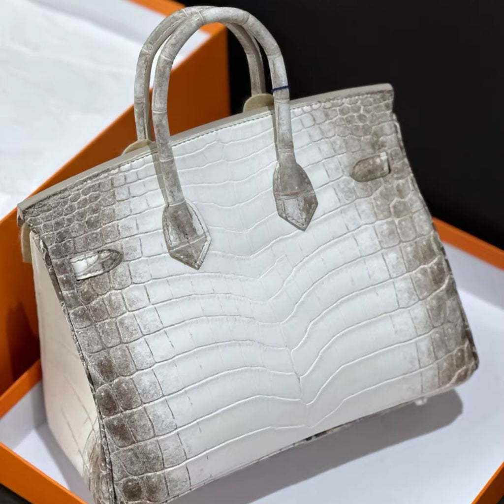 Hermes Birkin 25 Himalaya Matte Crocodile palladium hardware
