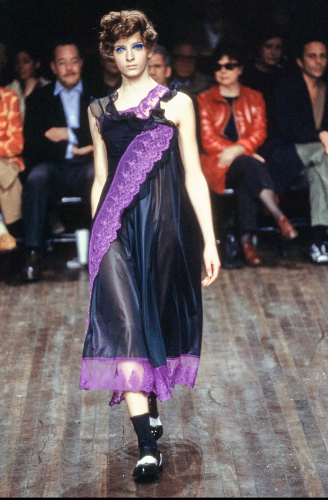 Comme des Garcons Vintage AW 2001 'Beyond Taboo' Collection Deconstructed Slip Dress