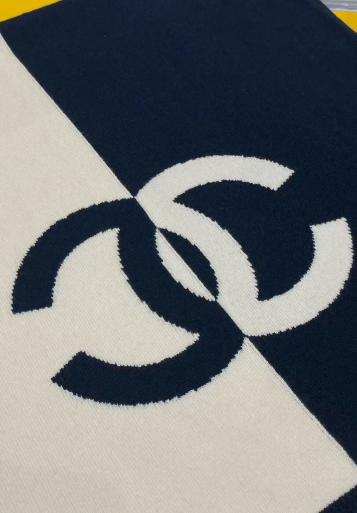 Chanel 100% cashmere scarf