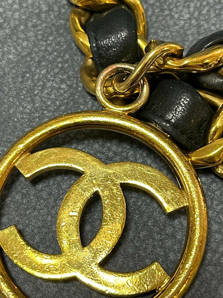 Chanel Vintage 1992 Lambskin Waist Bag with CC Medallion