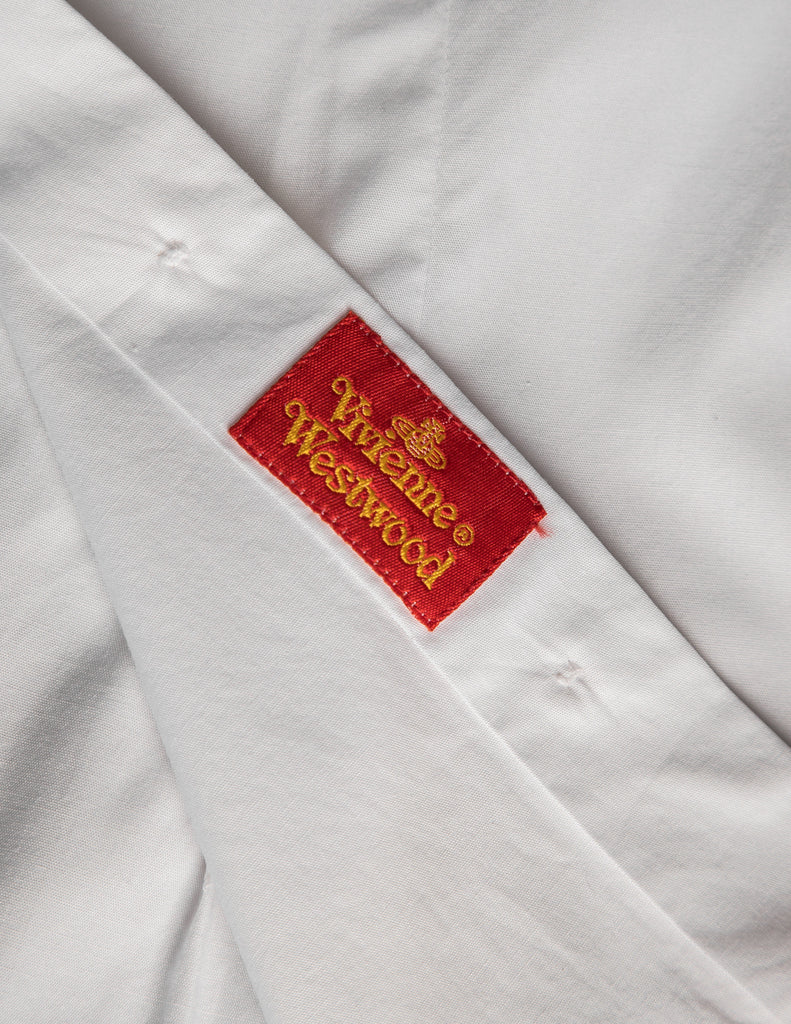 Vivienne Westwood Vintage Early 1990s White Draping Front Top