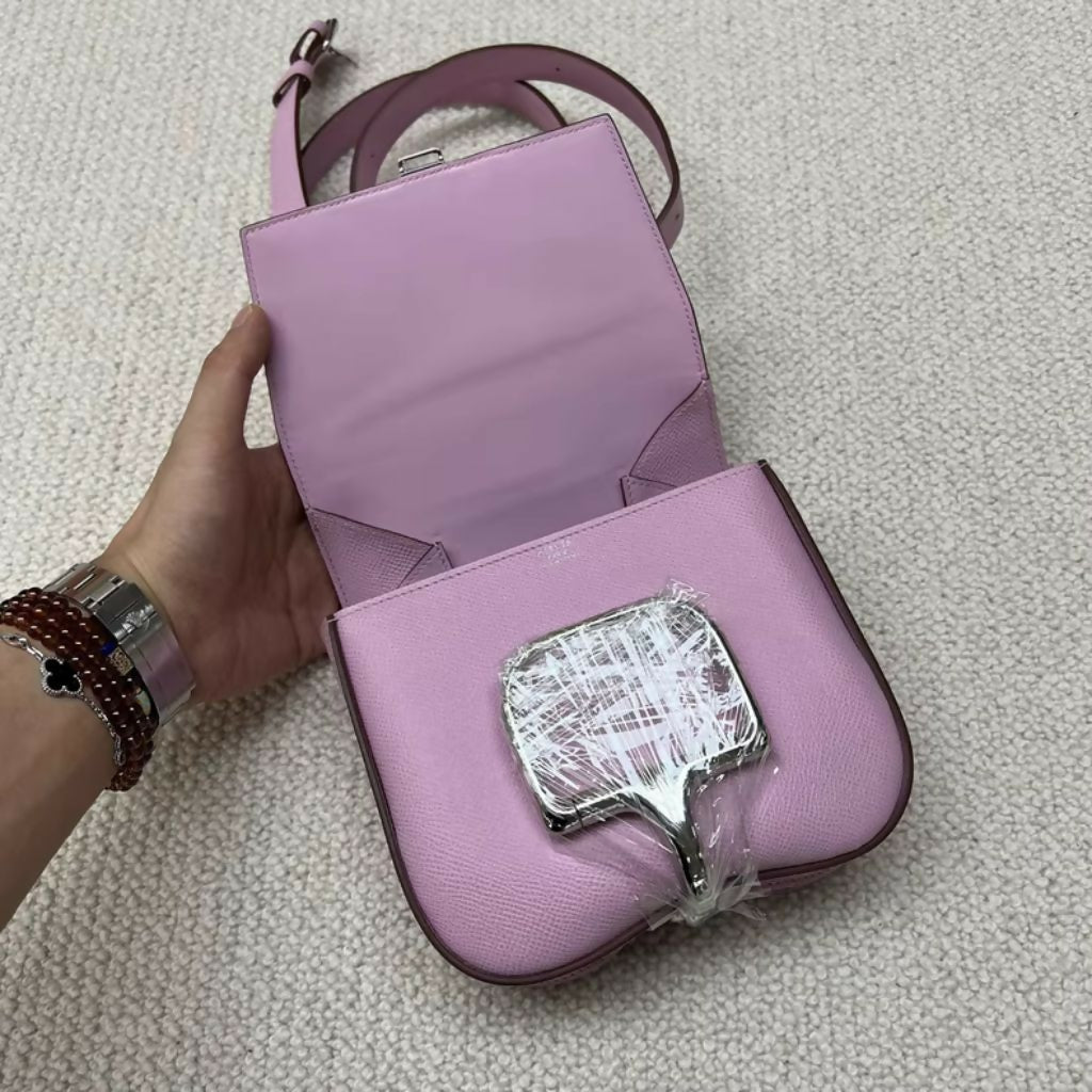 Hermès Della Cavalleria Mini Epsom Mauve Sylvestre