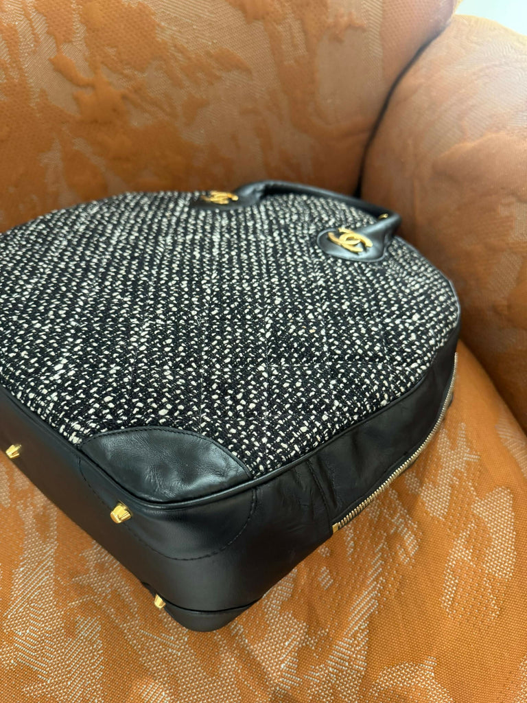 Chanel Vintage Tweed Top Handle Bag, Early 1990s