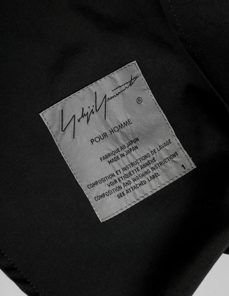 Yohji Yamamoto Pour Homme Vintage AW 2005 Black Rayon Cardigan Duster
