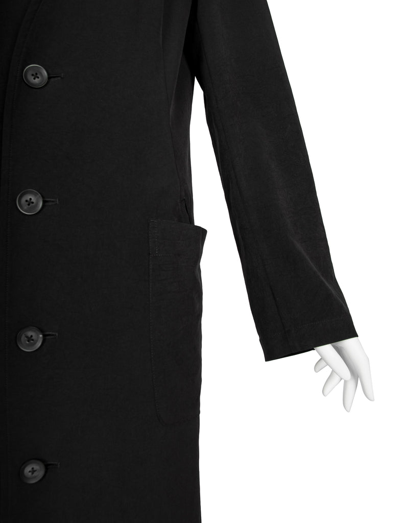 Yohji Yamamoto Pour Homme Vintage AW 2005 Black Rayon Cardigan Duster