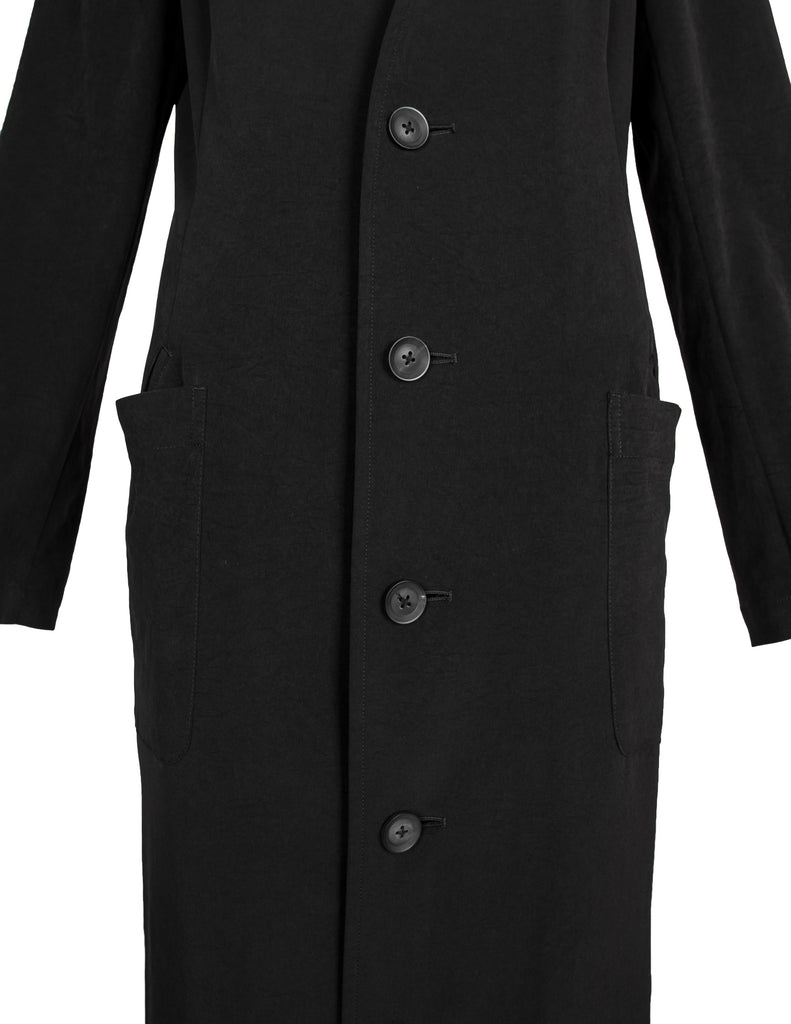 Yohji Yamamoto Pour Homme Vintage AW 2005 Black Rayon Cardigan Duster
