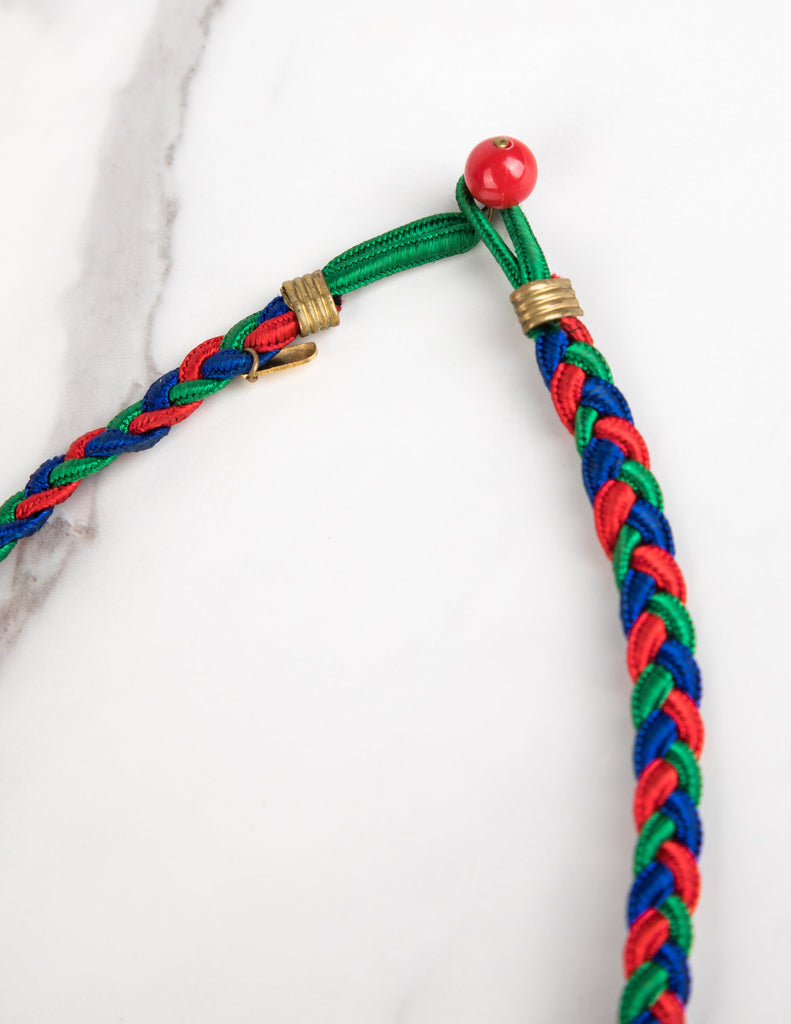 Yves Saint Laurent Vintage SS 1977 Golden Shell Passementerie Necklace