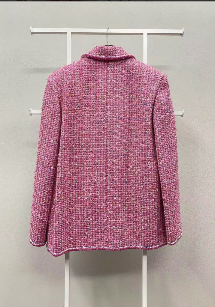 Chanel 19S Pink Tweed Jacket