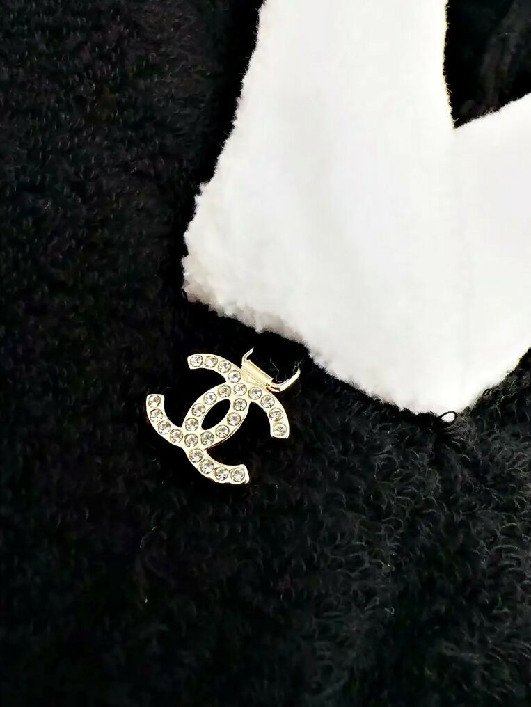 Chanel Black & White Terry Top – Coco Beach 2023 Collection
