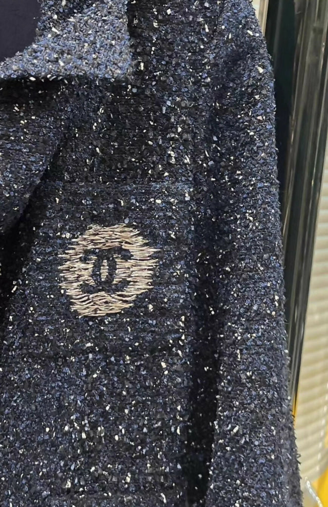 Chanel 12P Blue Silver Jacket