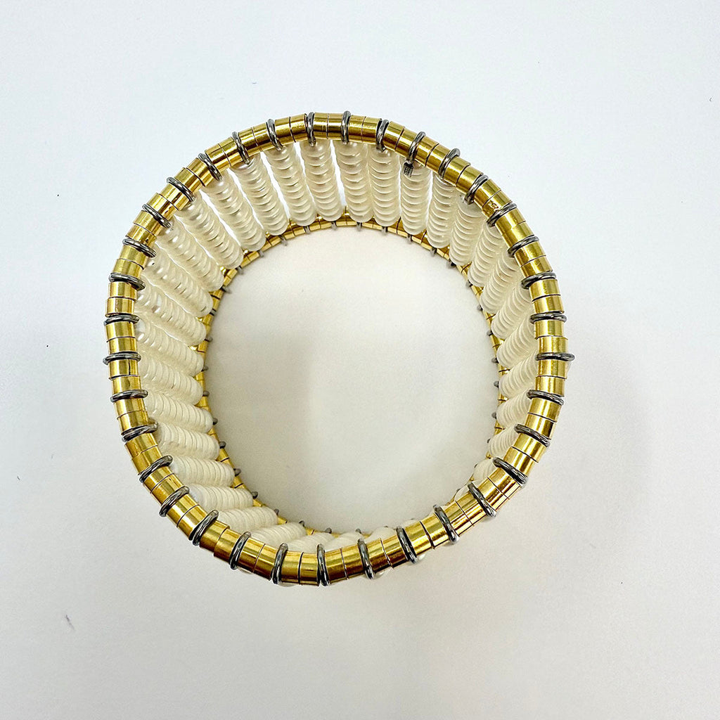 Loffredo 340 Freshwater Pearl Expandable Cuff Bracelet