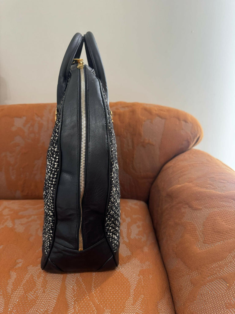 Chanel Vintage Tweed Top Handle Bag, Early 1990s