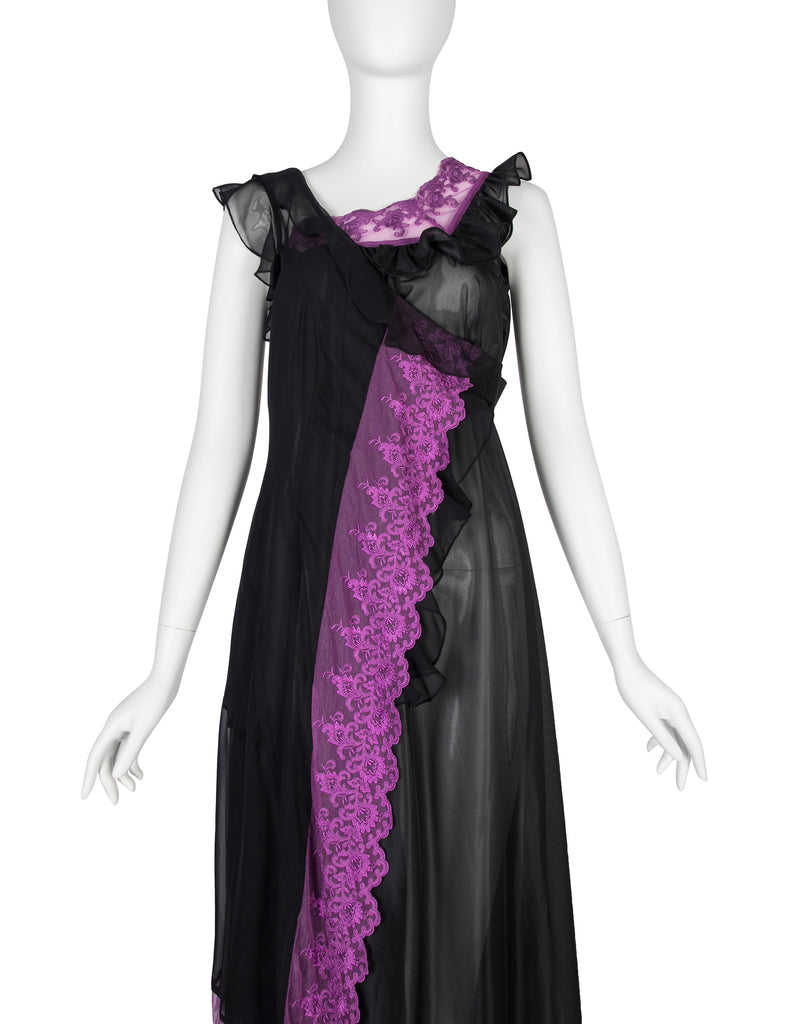 Comme des Garcons Vintage AW 2001 'Beyond Taboo' Collection Deconstructed Slip Dress