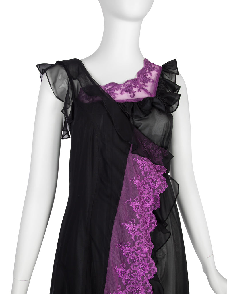 Comme des Garcons Vintage AW 2001 'Beyond Taboo' Collection Deconstructed Slip Dress