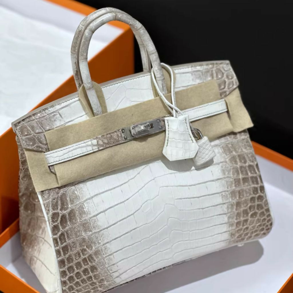 Hermes Birkin 25 Himalaya Matte Crocodile palladium hardware