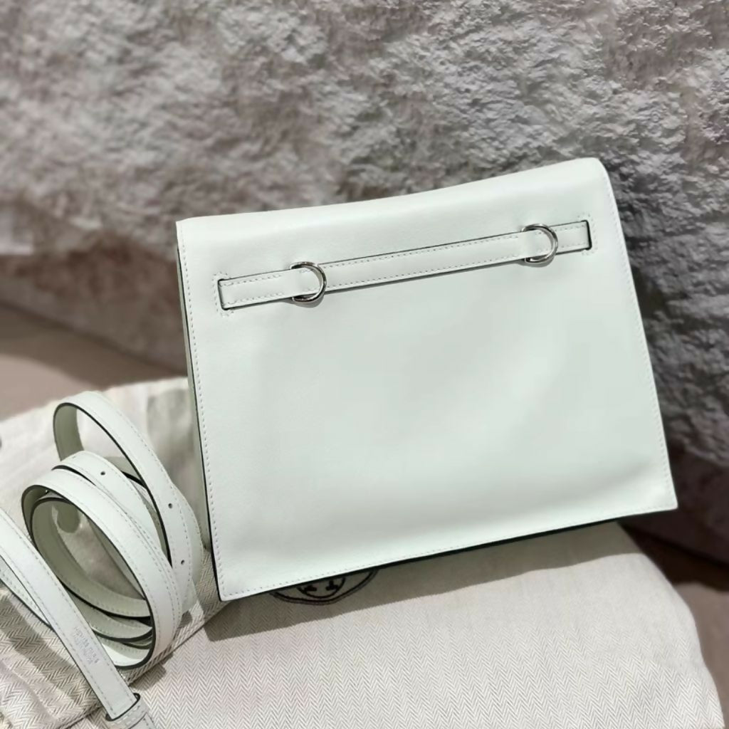 Hermès Kelly Danse Vert Peppermint Swift Palladium Hardware