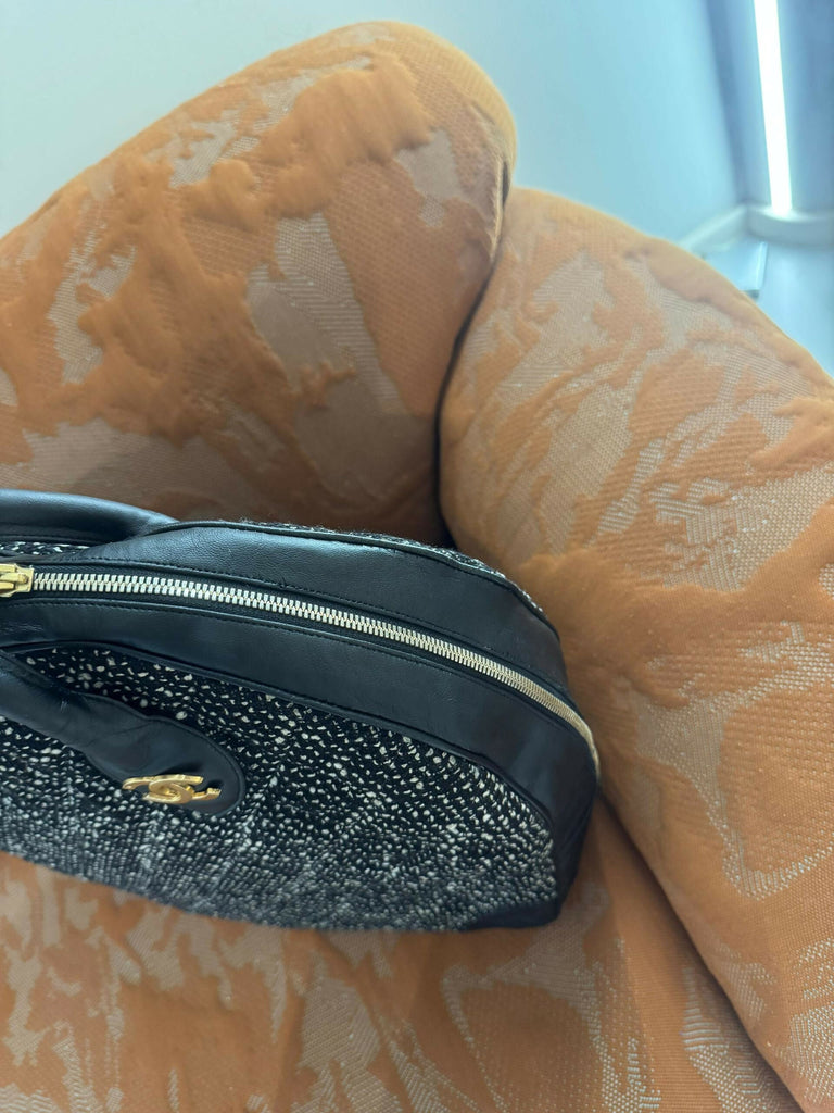 Chanel Vintage Tweed Top Handle Bag, Early 1990s