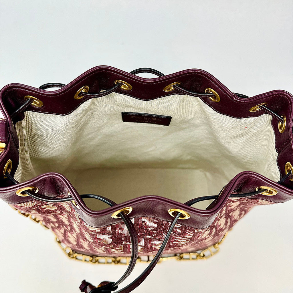 Christian Dior Oblique Jacquard Bucket Bag