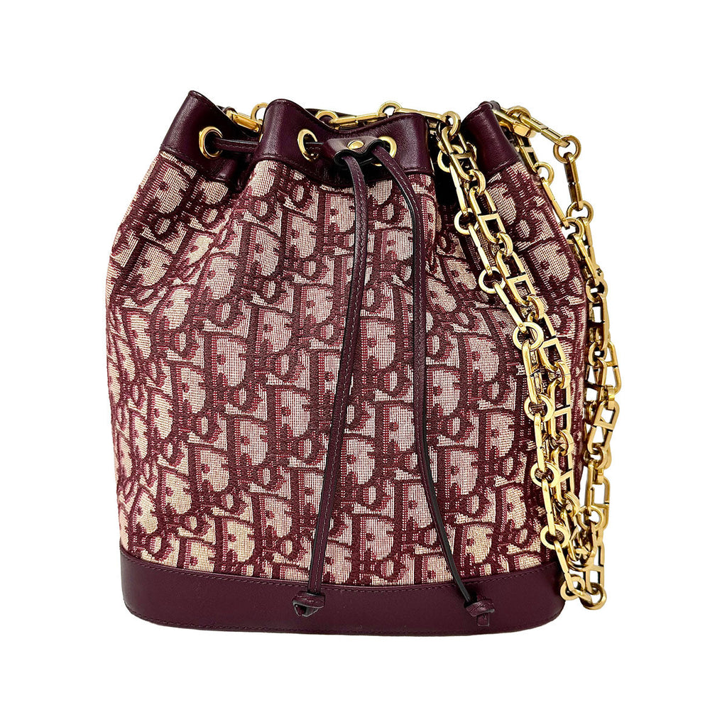 Christian Dior Oblique Jacquard Bucket Bag