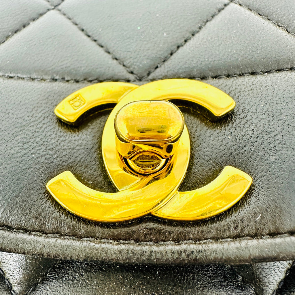 Chanel 1994 -1996 Diana Bag with 24K Gold Plated Hardware