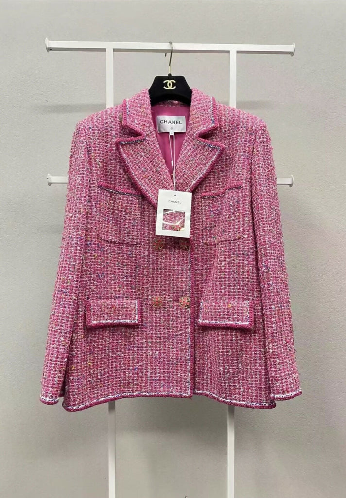 Chanel 19S Pink Tweed Jacket