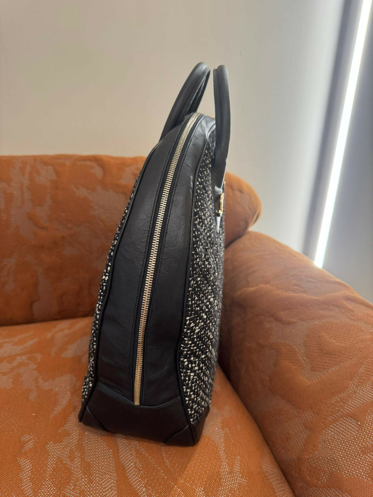 Chanel Vintage Tweed Top Handle Bag, Early 1990s