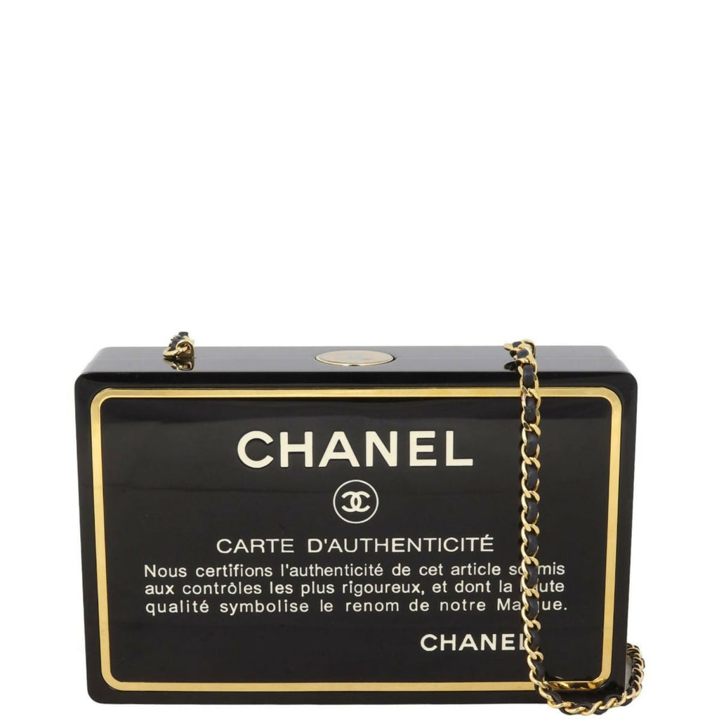 Chanel Limited Edition ‘Authenticity Card’ Minaudière – 2020 Collection