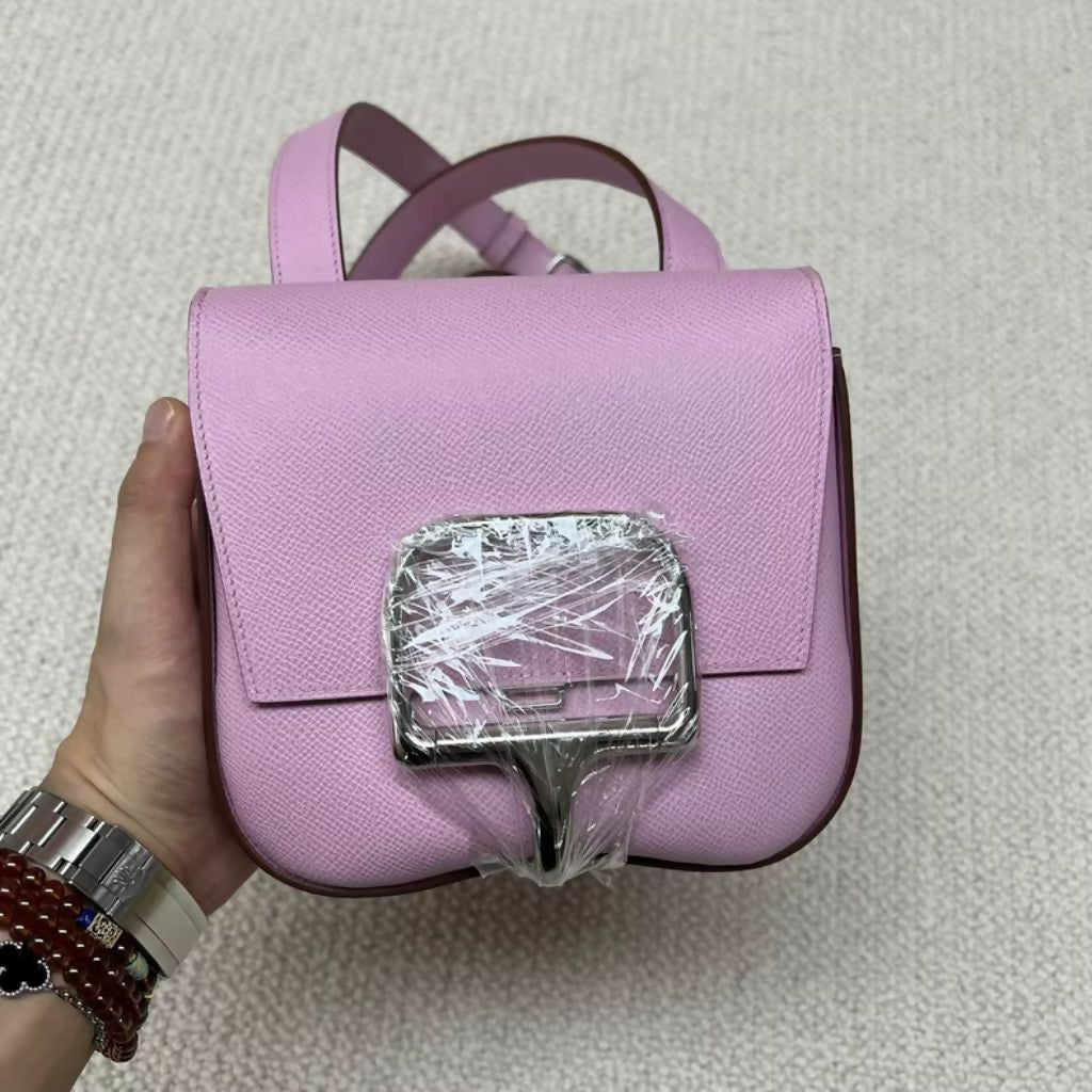 Hermès Della Cavalleria Mini Epsom Mauve Sylvestre